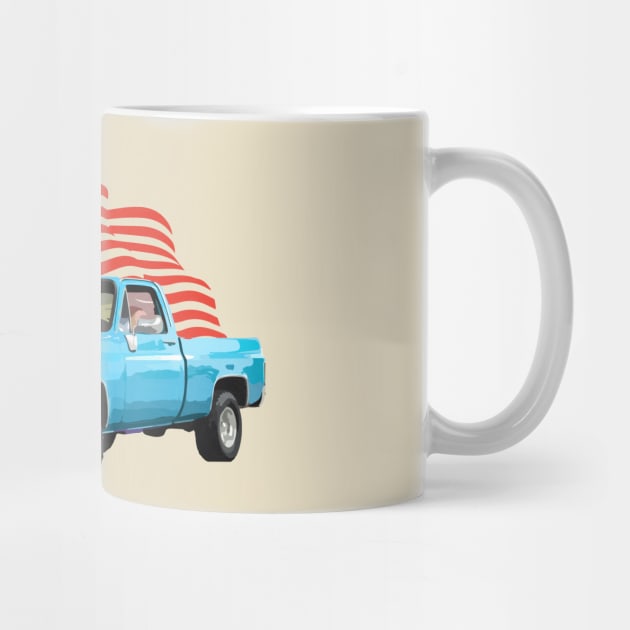 American Truck Blue by Widmore